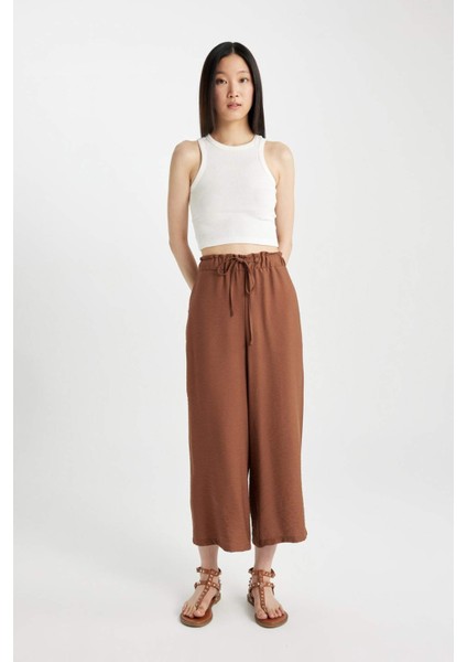 Beli Lastikli Keten Görünümlü Kapri A6764AX24SM fırsatları