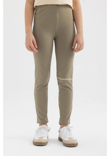 Kız Çocuk Baskılı Uzun Boy Tayt C4713A824SM