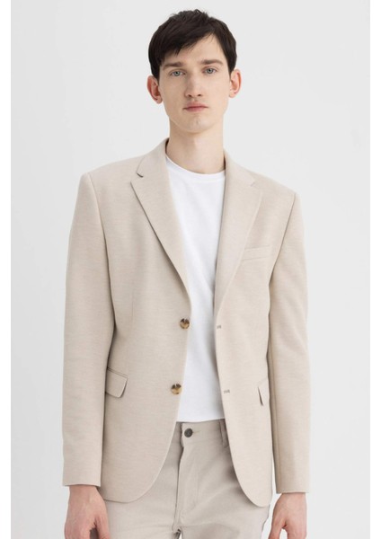 Modern Fit Astarlı Blazer Ceket C5777AX24SP