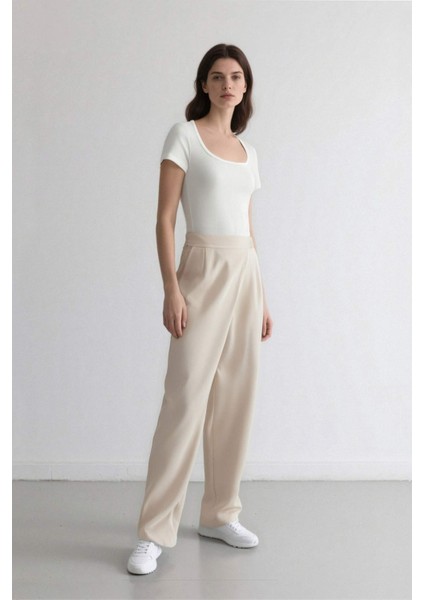 Beli Lastikli Keten Karışımlı Harem Pantolon C2100AX24SP modelleri