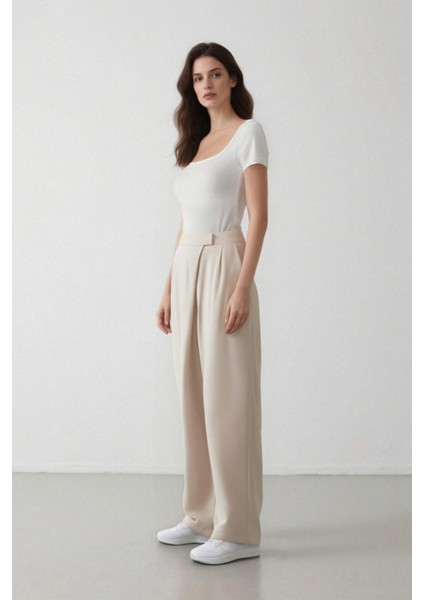 Beli Lastikli Keten Karışımlı Harem Pantolon C2100AX24SP fırsatları