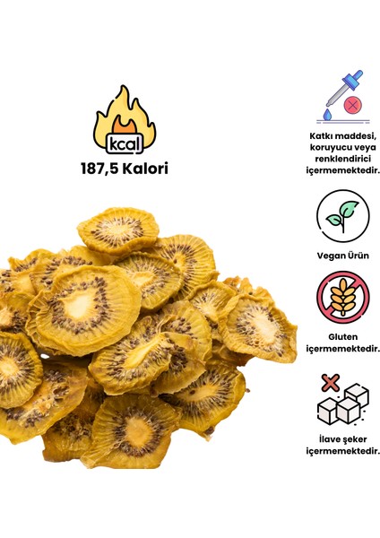 Fırında Kurutulmuş Kivi 40 G Doypack - Kuru Meyve