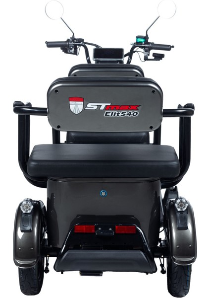 Elit 540 3 Tekerli 2 Kişilik Elektrikli Moped - Uzay Gri modelleri