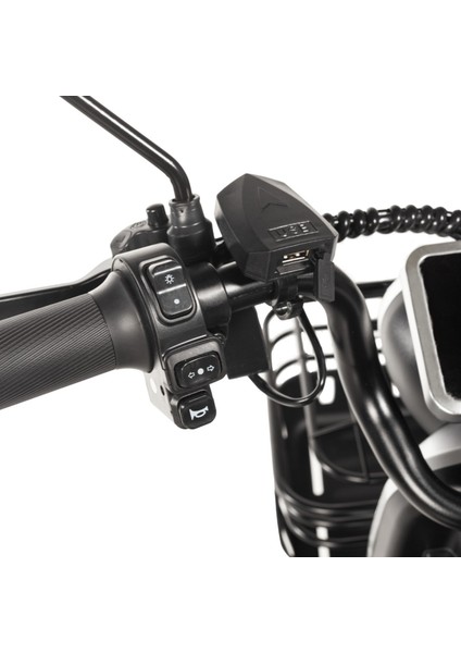 Elit 540 3 Tekerli 2 Kişilik Elektrikli Moped - Uzay Gri indirimleri