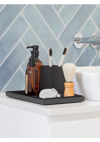 Söz Nişan Tepsi Dekoratif Metal Banyo Sunumluk - Banyo Tepsisi - Banyo Düzenleyici Sunumluk fırsatları