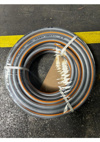1/2" Market Tipi Özel Güven Örgülü Gri Hortum (20 Metre) fiyatları