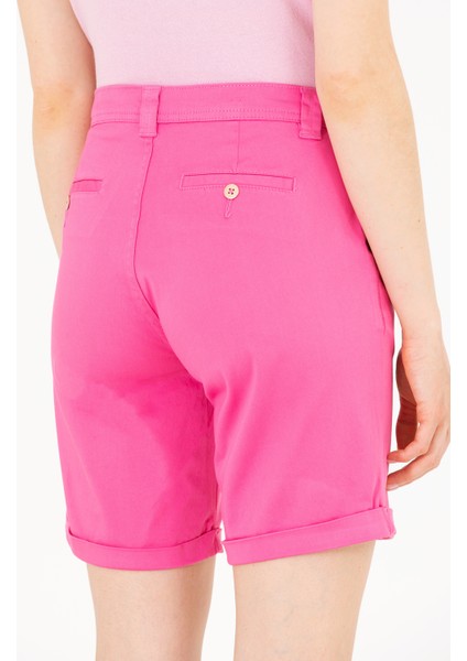 Kadın Pembe Şort / Bermuda 50263220-VR041