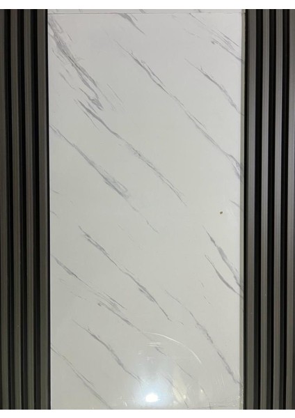 16X145CM 1 Adet Atc Kozmik Gri Dekoratif Ofis Konut Dekoratif Pvc Kaplama Lambiri Duvar Paneli