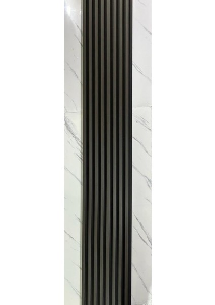 16X145CM 1 Adet Atc Kozmik Gri Dekoratif Ofis Konut Dekoratif Pvc Kaplama Lambiri Duvar Paneli