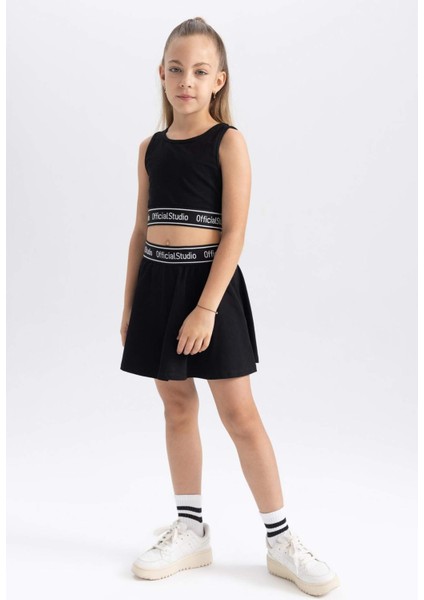 Kız Çocuk Penye Şort Etek modelleri