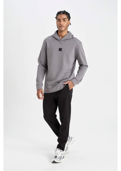 Fit Jogger Eşofman Altı Slim Fit Dar Kesim Beli Lastikli Cepli Düz Paça S3309AZ24AU