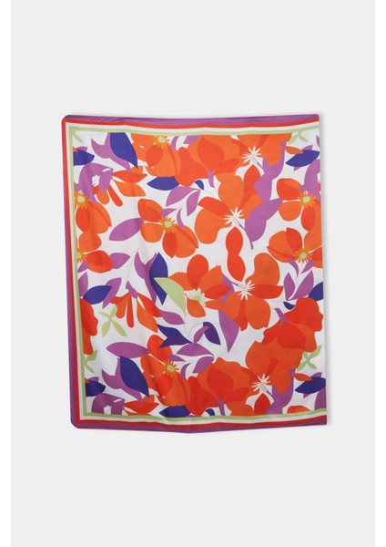 Kadın Çiçek Desenli Uzun Pareo fiyatları