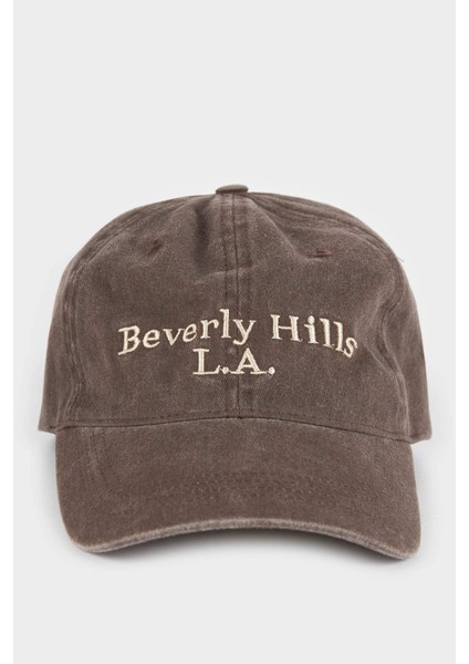 Erkek Nakışlı Jean Beyzbol Basketbol Şapkası B9443AX25SM indirimleri