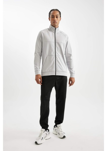 Fit Jogger Eşofman Altı Standart Fit Fermuar Cepli Skuba Dalgıç Kumaş D1896AX24AU fiyatları
