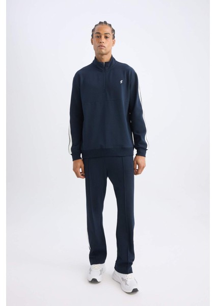 Fit Sporcu Jogger Eşofman Altı Standart Fit Standart Paça Beli Lastikli Cepli D1957AX24AU fırsatları