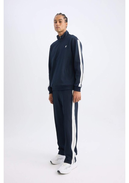 Fit Sporcu Jogger Eşofman Altı Standart Fit Standart Paça Beli Lastikli Cepli D1957AX24AU indirimleri