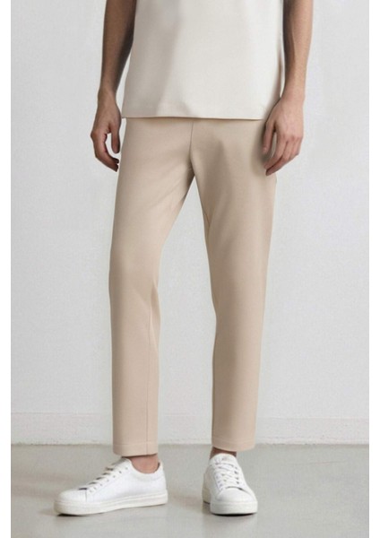 Jogger Yazlık Kumaş Pantolon Basic Düz Cepli Düz Paça D3695AX25SP