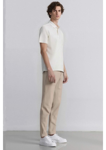Jogger Yazlık Kumaş Pantolon Basic Düz Cepli Düz Paça D3695AX25SP