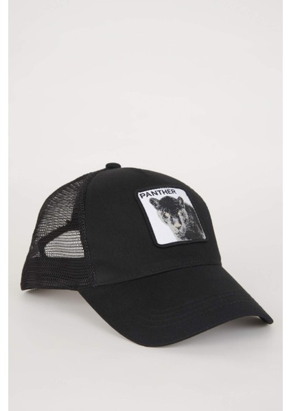 Erkek Etiket Baskılı Dokuma Beyzbol Basketbol Şapkası B7998AX24SM fiyatları