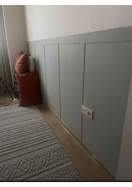 Özel Mutfak Koridor Salon Tasarım Iskandinav Çıta1 Paket (5 Adet) 8×100 cm Mdf Duvar Çıtası indirimleri