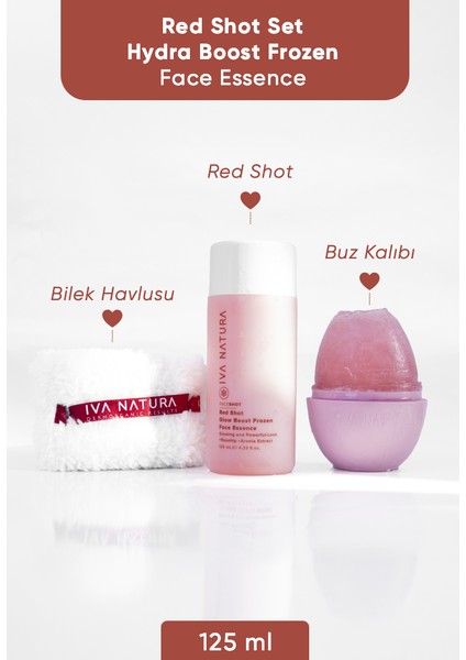 Red Face Shot - Frozen Face Essence 3'lü Set (ESSENCE+HAVLU BİLEKLİK+BUZ KALIBI) fiyatları