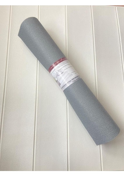 50X280CM(1,4M2) Gri Isı ve Ses Yalıtım Kendinden Yapışkanlı Duvar Kağıdı Dokulu Esnek Silinebilir