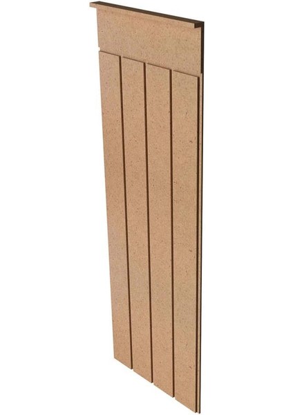 Iskandınav Model( 36 x 104 cm )Dekoratif Duvar Paneli Boyanabilir Ahşap 6 mm Ham Mdf Duvar Paneli