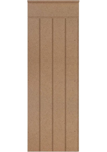 Iskandınav Model( 36 x 104 cm )Dekoratif Duvar Paneli Boyanabilir Ahşap 6 mm Ham Mdf Duvar Paneli