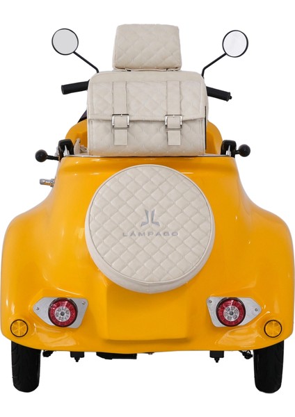 ELEKTRİKLİ 3 TEKERLEKLİ MOPED 24 Ah