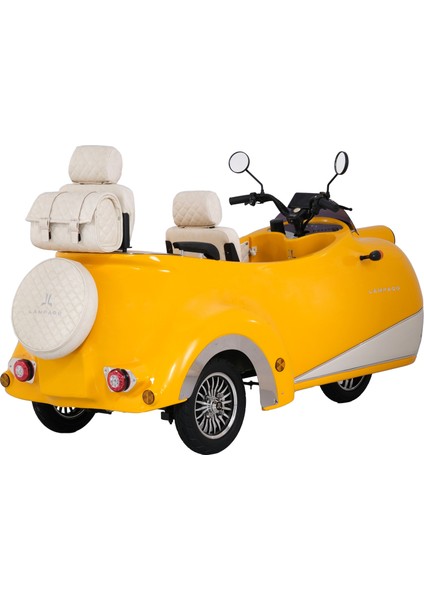 ELEKTRİKLİ 3 TEKERLEKLİ MOPED 24 Ah