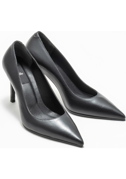 Siyah Deri Kadın Stiletto fiyatları