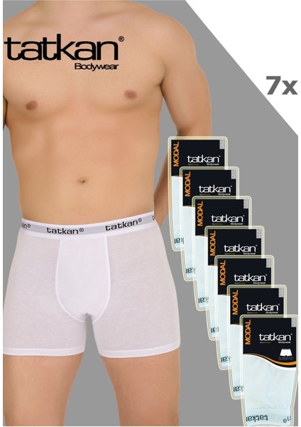 Tatkan 7'li Erkek Penye Modal Boxershort
