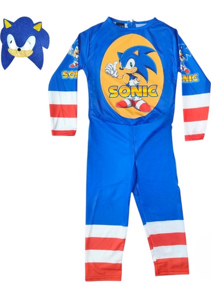 Sonic Kassız Çocuk Kostümü