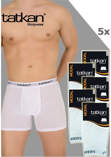Tatkan 5'li Erkek Penye Modal Boxershort