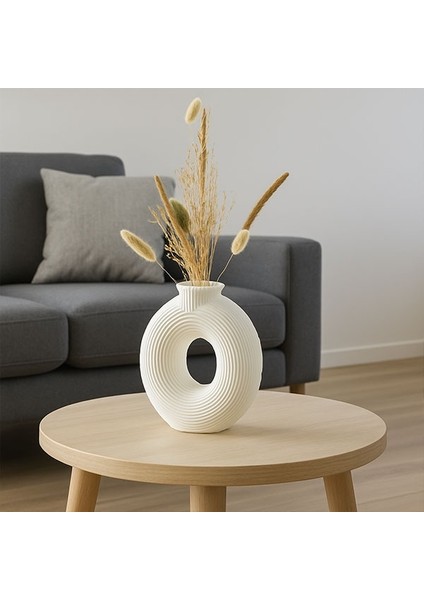 Modern Dekoratif Halka Vazo