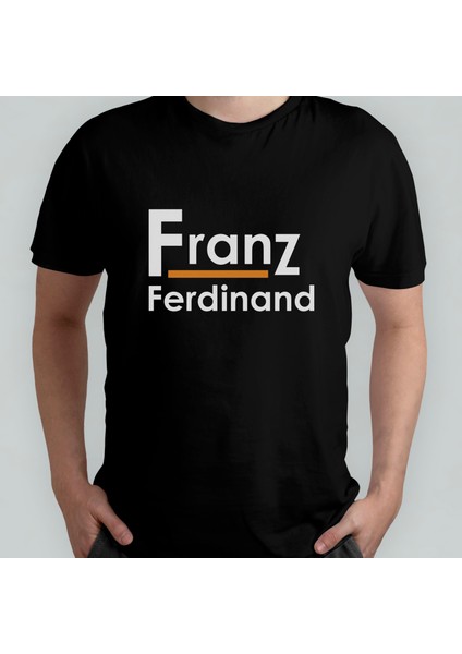 Franz Ferdinand Unisex %100 Pamuklu Bisiklet Yaka T-Shirt Model 2