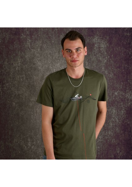 Fisherman Erkek Baskılı T-Shirt fiyatları