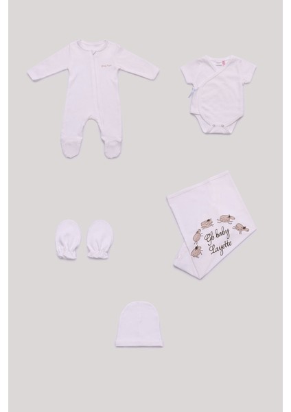 Bg Store Unisex Ekru Hastane Çıkışı