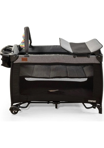 Mcn Comfier Park Yatak Sallanır Cibinlikli Oyun Parkı Beşik 70X110 cm