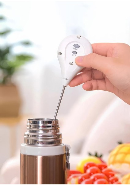 Elektronik Termometre Daldırma Saplama Çubuk Dijital Gıda Termometresi THR334