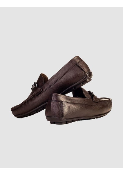 Deri Kahverengi Tokalı Erkek Loafer fırsatları