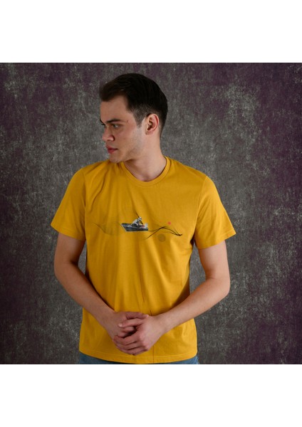 Fisherman Erkek Baskılı T-Shirt modelleri