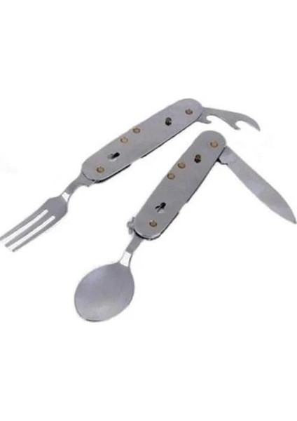 Single Sword Kumanya Bıçağı Katlanabilir Bıçak, Kaşık ve Çatal Seti Büyük Boy fırsatları