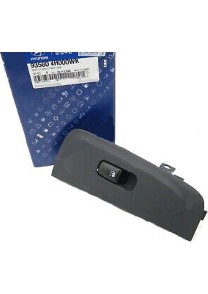 Orjinal Cam Açma Düğmesi Ön Sağ Hyundaı H1 2008- Oem Kodu - 93580-4H000WK