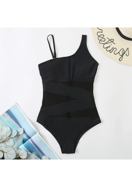 Beyaz Tül Detaylı Kadın Tek Omuz Bodysuit Toparlayıcı Mayo fiyatları