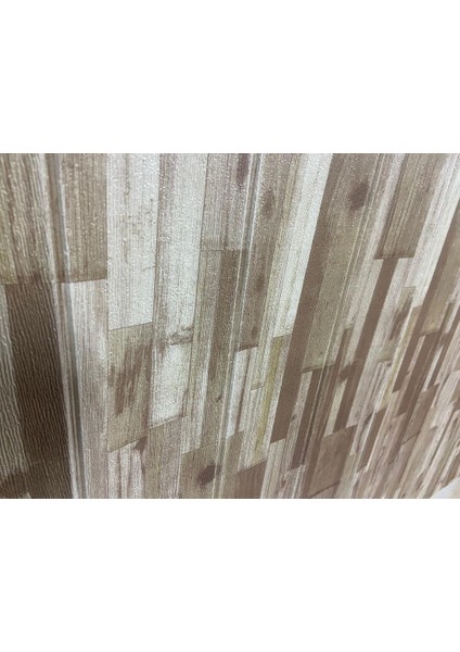 70X70CM Silinebilir Kendinden Yapışkanlı Açık Kahverengi Estetik Salon Antre Duvar Paneli Kağıdı