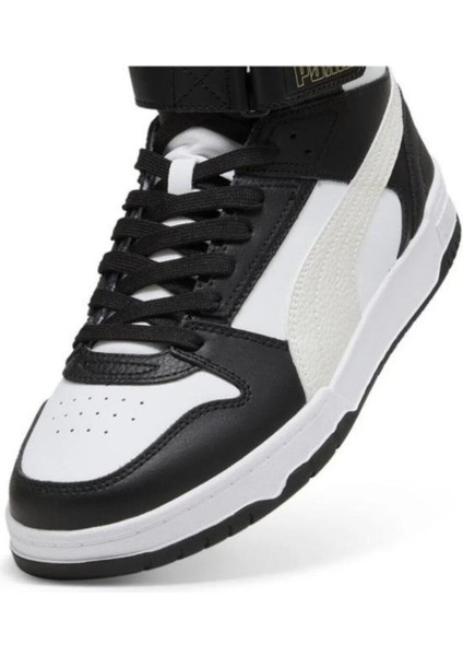 385839 26 Rebound Game High White/ Black/vapor Gray Erkek Sneaker