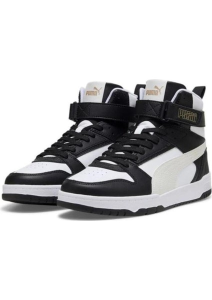 385839 26 Rebound Game High White/ Black/vapor Gray Erkek Sneaker