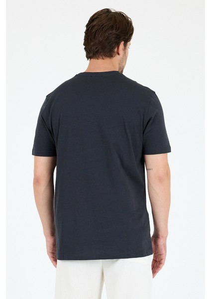 Erkek %100 Pamuk Bisiklet Yaka Kısa Kollu Baskılı T-Shirt Rahat ve Şık Günlük Tişört 0106 indirimleri