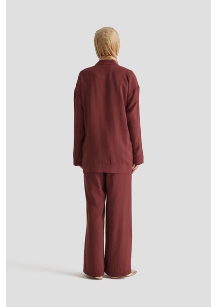 Kupra Pantolon 25YD4225-2 Bordo